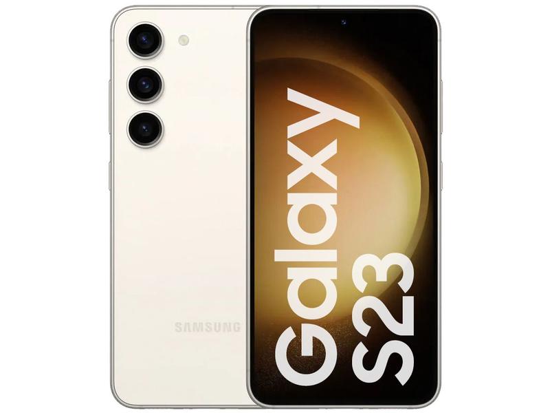 Galaxy　s23 Smartphone Samsung Galaxy S23 128GB Creme 5G 8GB RAM 6,1” Câm